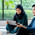 Home 18 정신건강 관련 서비스 플랫폼의 비즈니스 모델 - **Prompt 1: Accessible Digital Mental Health Support in Malaysia**
A serene image of a diverse M...