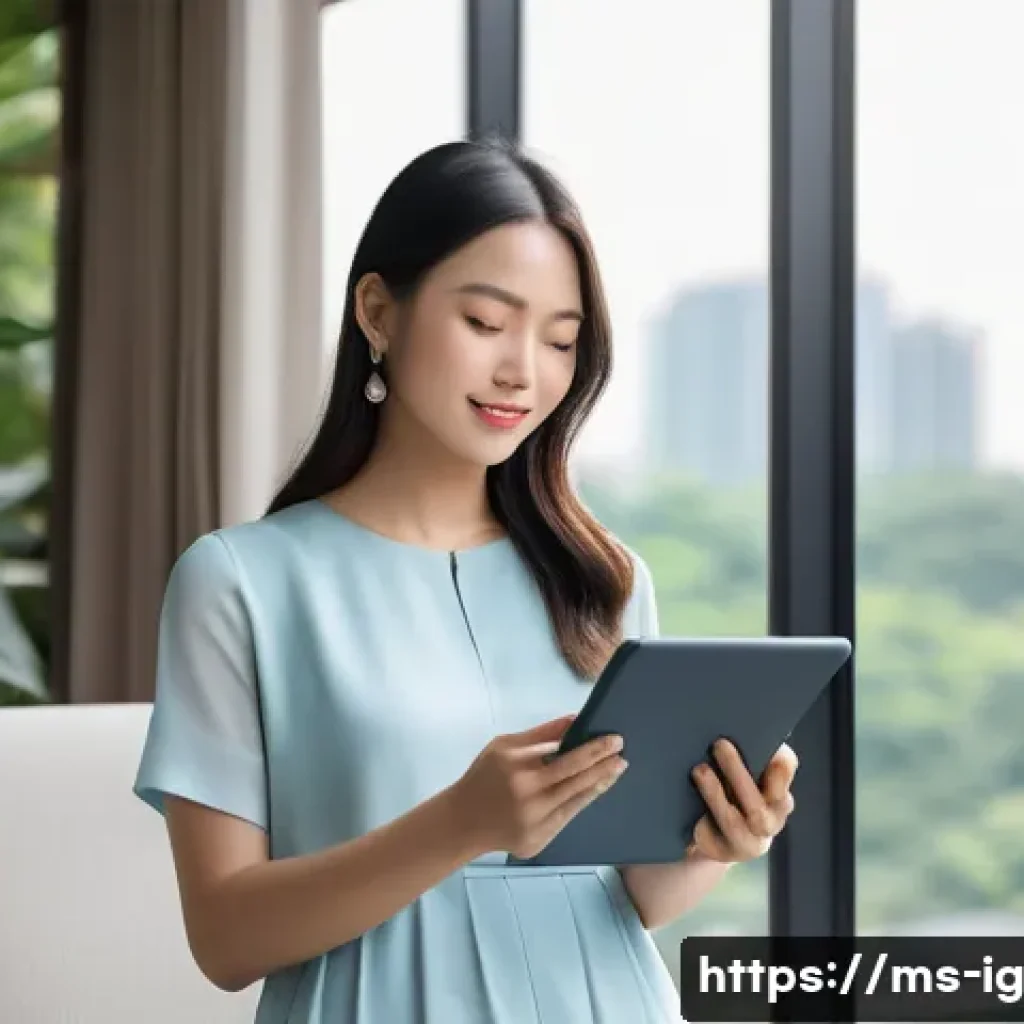 정신건강 테크의 고객 경험 최적화 방안 - **Prompt 1: Trust and User-Friendly Interface**
    "A serene and confident Malaysian woman in her e...