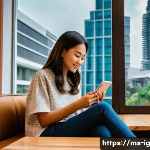 Home 26 정신건강 관련 플랫폼의 사용자 수익 모델 - A modern Malaysian mental health app user interface displayed on a sleek smartphone screen held by a...