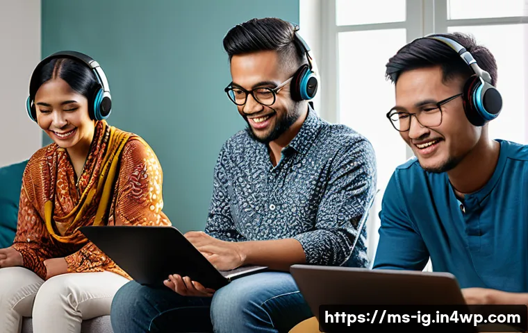 정신건강을 위한 온라인 지원 그룹의 필요성 - A diverse group of Malay adults participating in an online mental health support group via video cal...